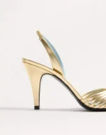 Valentino Royal Sandal In Laminated Nappa Leather 85Mm - Image 2